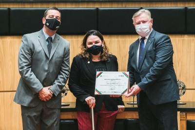  Celesc recebe Certificado de Responsabilidade Social de Santa Catarina da Alesc