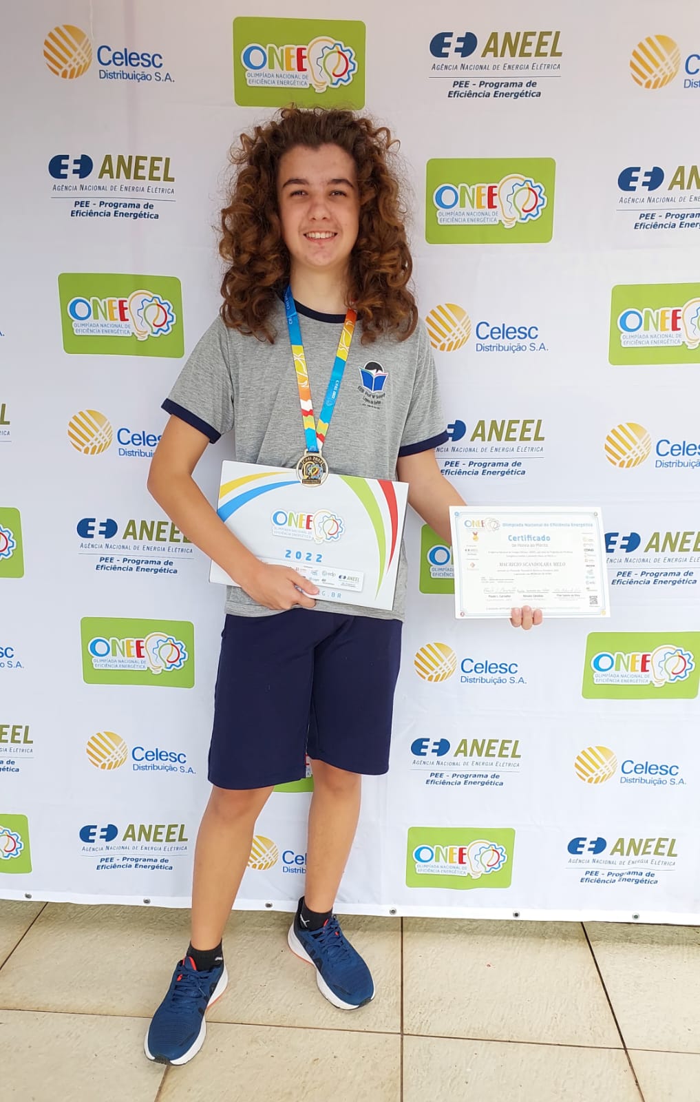 Maurício Scandolara Segundo Classificado de Escola Pública