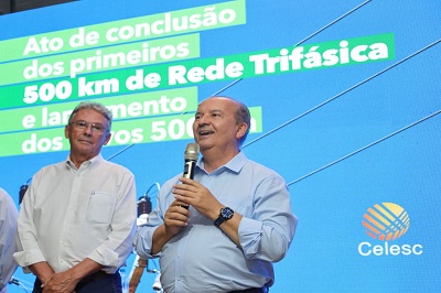 Celesc e Governo do Estado anuncia mais 500 km de rede trifásica para o meio rural