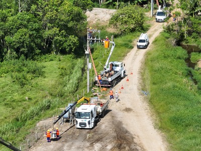Celesc moderniza rede elétrica em Garuva e reforça atendimento à região em expansão