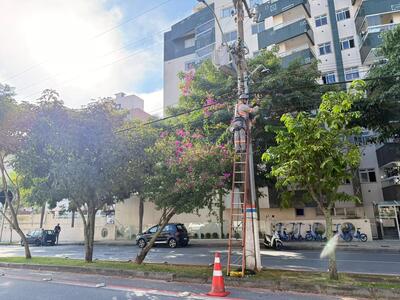 Mutirão retira mais de meia tonelada de cabos obsoletos em Florianópolis