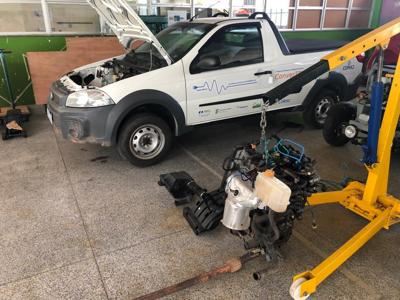 Celesc e IFSC avançam em projeto que converte veículos a combustão em elétricos e amplia inovação na mobilidade sustentável