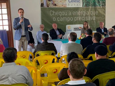 Celesc Rural vai beneficiar os produtores de SC