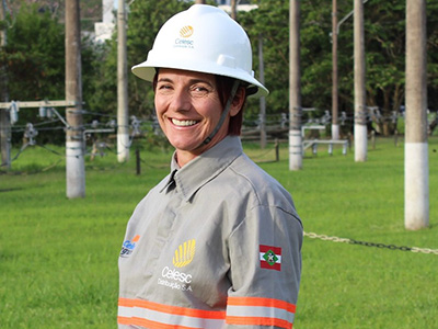 Eu sou a Cris da Celesc