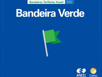 Energia Elétrica: Bandeira Tarifária Verde seguirá vigente até o fim do ano