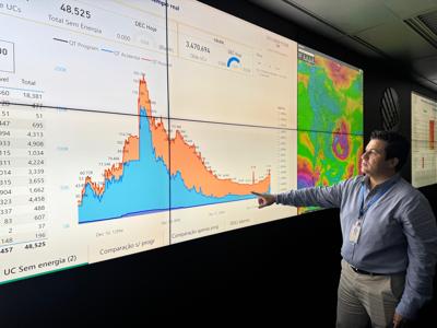 Ciclone atípico e de longa duração mobiliza grande operação da Celesc
